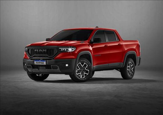 RAM RAMPAGE 2.0 HURRICANE 4 TURBO GASOLINA REBEL 4X4 AUTOMÁTICO